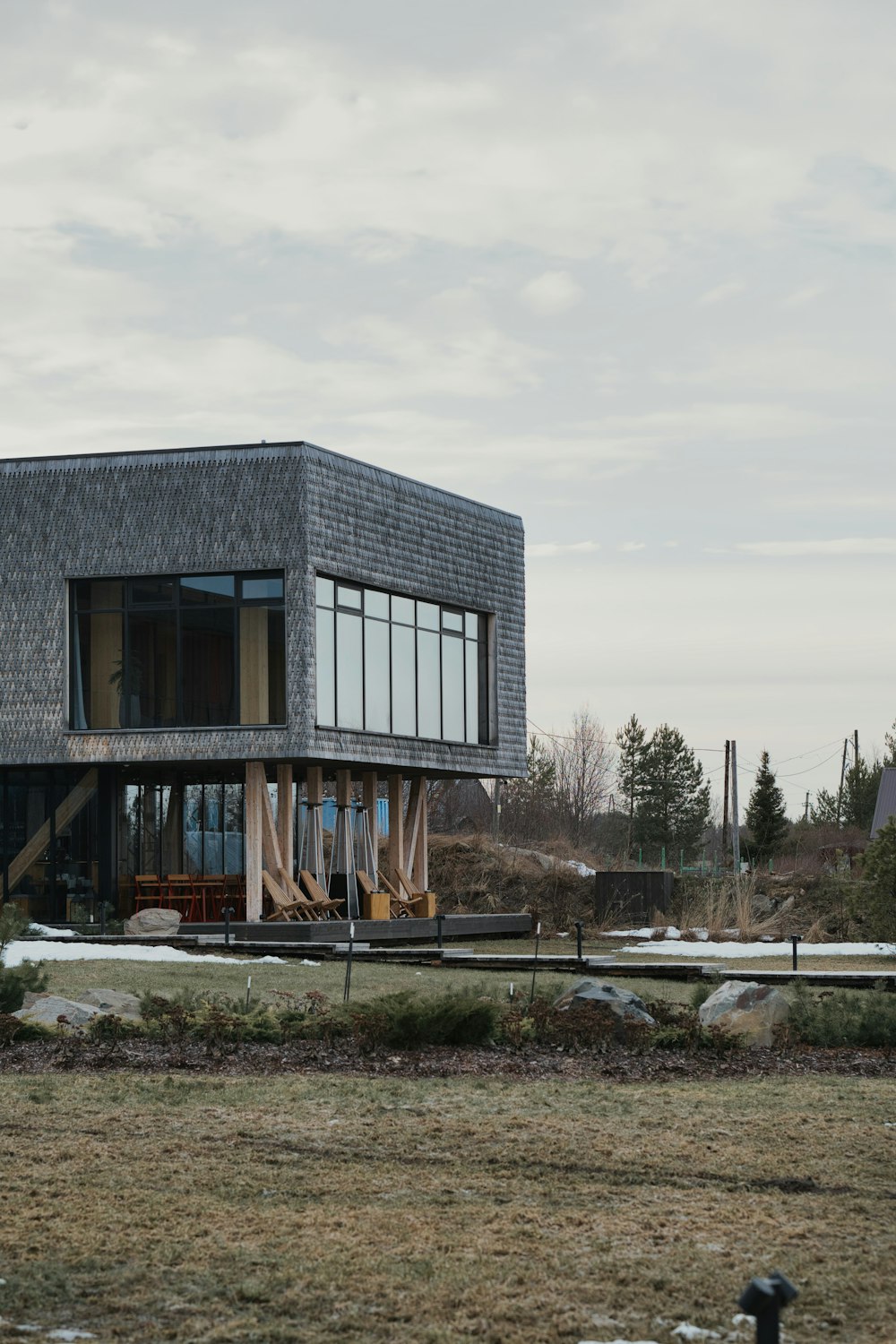 Casa de madera pensada para ampliar